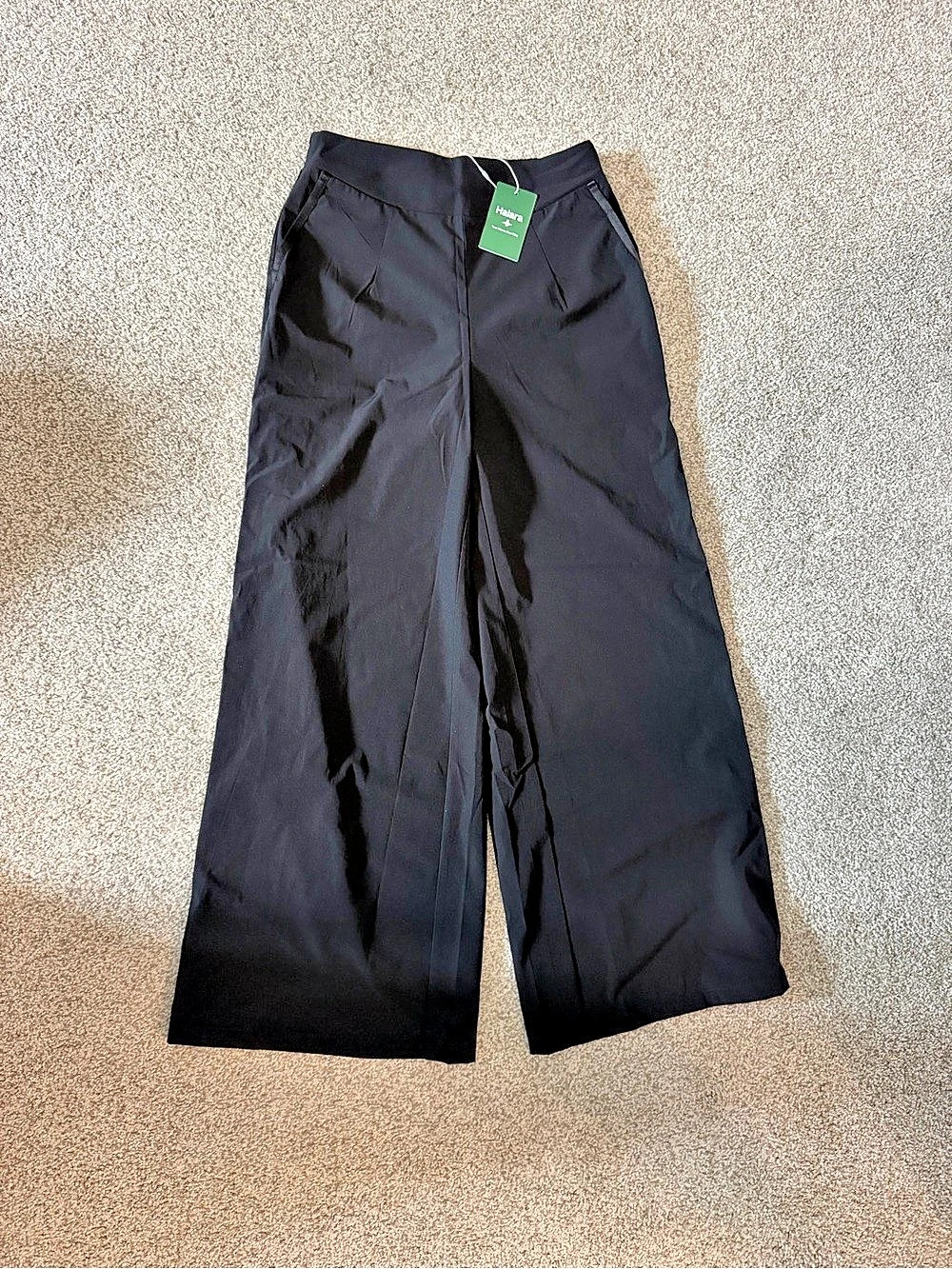 Halara High Waisted Wide Leg Baggy Casual Pants with Pockets Wide Leg Black